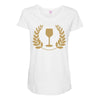 drinking logo Maternity Scoop Neck T-shirt