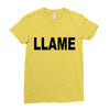 llame Ladies Fitted T-Shirt