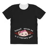 February Peeking Out Asian Baby Girl All Over Women's T-shirt