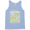 Legends Are Born In March Tank Top