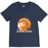 the man the myth the fishing V-Neck Tee