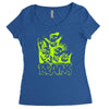 brain squad Women's Triblend Scoop T-shirt