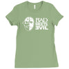 bad meets evil mask Ladies Fitted T-Shirt