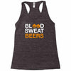 blood sweat Racerback Tank