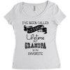 i ve been called a lot of names in my lifetime but grandpa is my favor Women's Triblend Scoop T-shirt