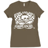 rock and roll Ladies Fitted T-Shirt