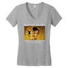 Gustav Klimt The Kiss Women's V-Neck T-Shirt