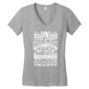 camping rules!! Women's V-Neck T-Shirt