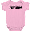 guns don't kill people lag does Baby Onesie