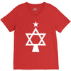 chrismukkah tree christmas V-Neck Tee