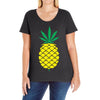 pineapple Ladies Curvy T-Shirt