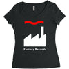 factory records   retro record label   mens music Women's Triblend Scoop T-shirt