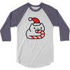 candy cane cat 3/4 Sleeve Shirt