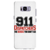 911 dispatcher heroes black logo Samsung Galaxy S8 Plus Case