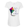 fly a kite Maternity Scoop Neck T-shirt