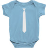 skinny white tie Baby Onesie