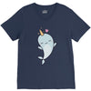 cute kawaii narwhals are cute V-Neck Tee