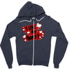 i love my family Zipper Hoodie