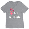 Women's March We Are Strong V-Neck Tee