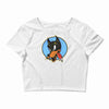 lone wolf Crop Top