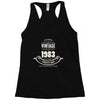 premium vintage 1983 classic perfectly aged limited edition Racerback Tank