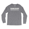 sarcasm services Long Sleeve Shirts
