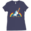 rainbow chainsaw massacre Ladies Fitted T-Shirt