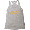 polymer records, ideal gift or birthday present funny Racerback Tank
