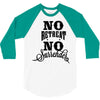 no retreat, no surrender. 3/4 Sleeve Shirt
