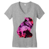 celestial cat Women's V-Neck T-Shirt