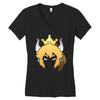 bowsette meme Women's V-Neck T-Shirt