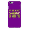 funny black mustache may the stache be with you iPhone 6/6s Plus Case