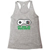dad retro game Racerback Tank