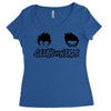 geeks vs nerds Women's Triblend Scoop T-shirt