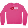 love and a dog life Crewneck Sweatshirt