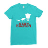 dart evolution stranger dustin tv show Ladies Fitted T-Shirt
