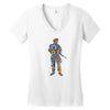 Soldier Colorful Women's V-Neck T-Shirt