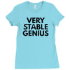 Very Stable Genius Ladies Fitted T-Shirt