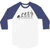 evolution of a guitarist 3/4 Sleeve Shirt