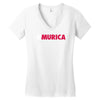 #murica Women's V-Neck T-Shirt