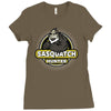 sasquatch hunter Ladies Fitted T-Shirt