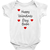 happy valenties day babe Baby Bodysuit