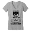 I'm Called Papi Because  I'm Way Too Cool To Be Called Grandfather Women's V-Neck T-Shirt