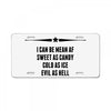 Super April Girl License Plate