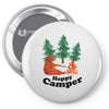 Happy Camper Pin-back button