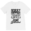 This Guy Is Taken By A Super Sexy June Girlfriend V-Neck Tee