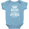 Queens Are Born In October Infant Clothing