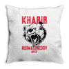 khabib nurmagomedov bear strong Throw Pillow