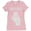 read between the lines Ladies Fitted T-Shirt