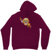 women's sugar skull purple Unisex Hoodie